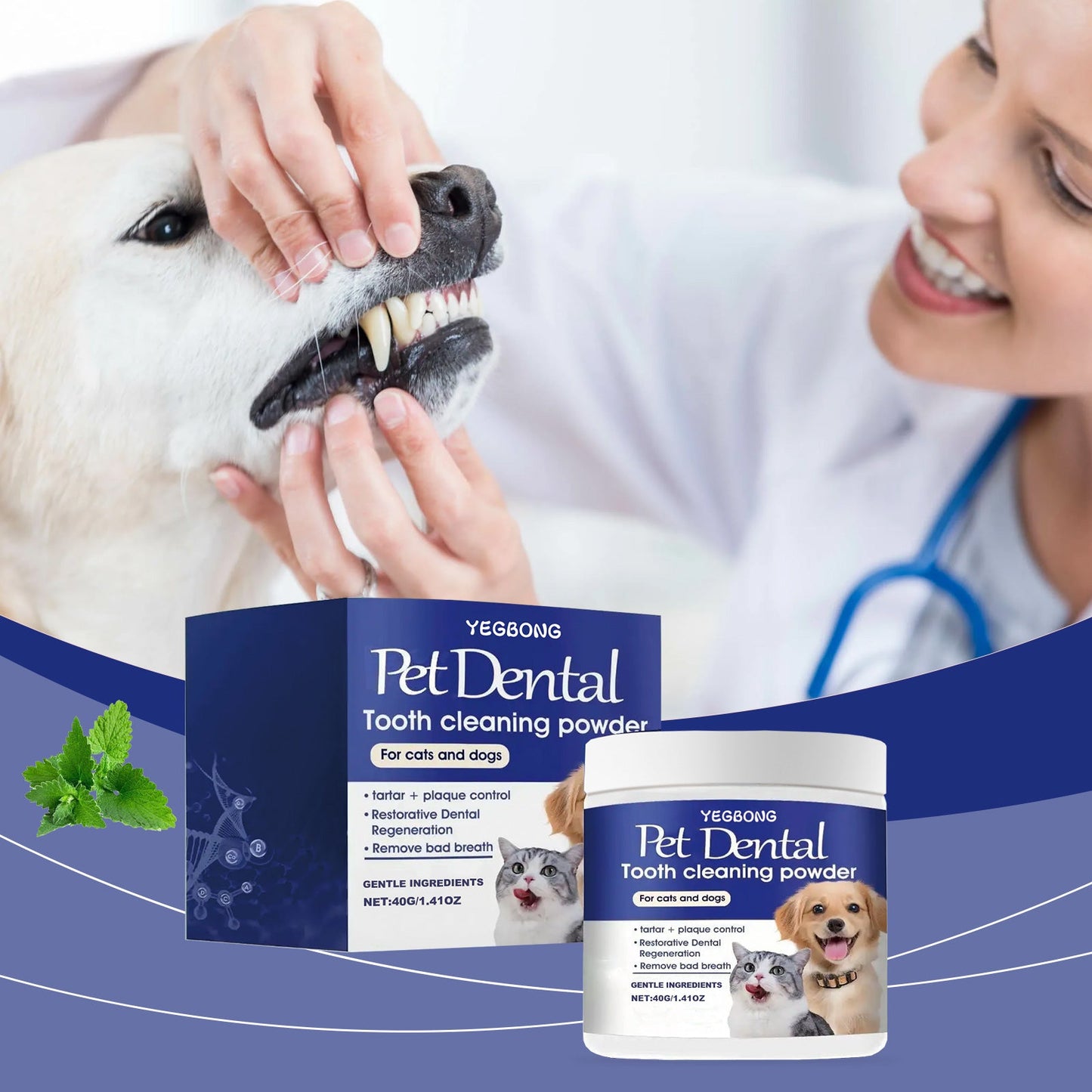 Pet Tooth Cleaning Powder