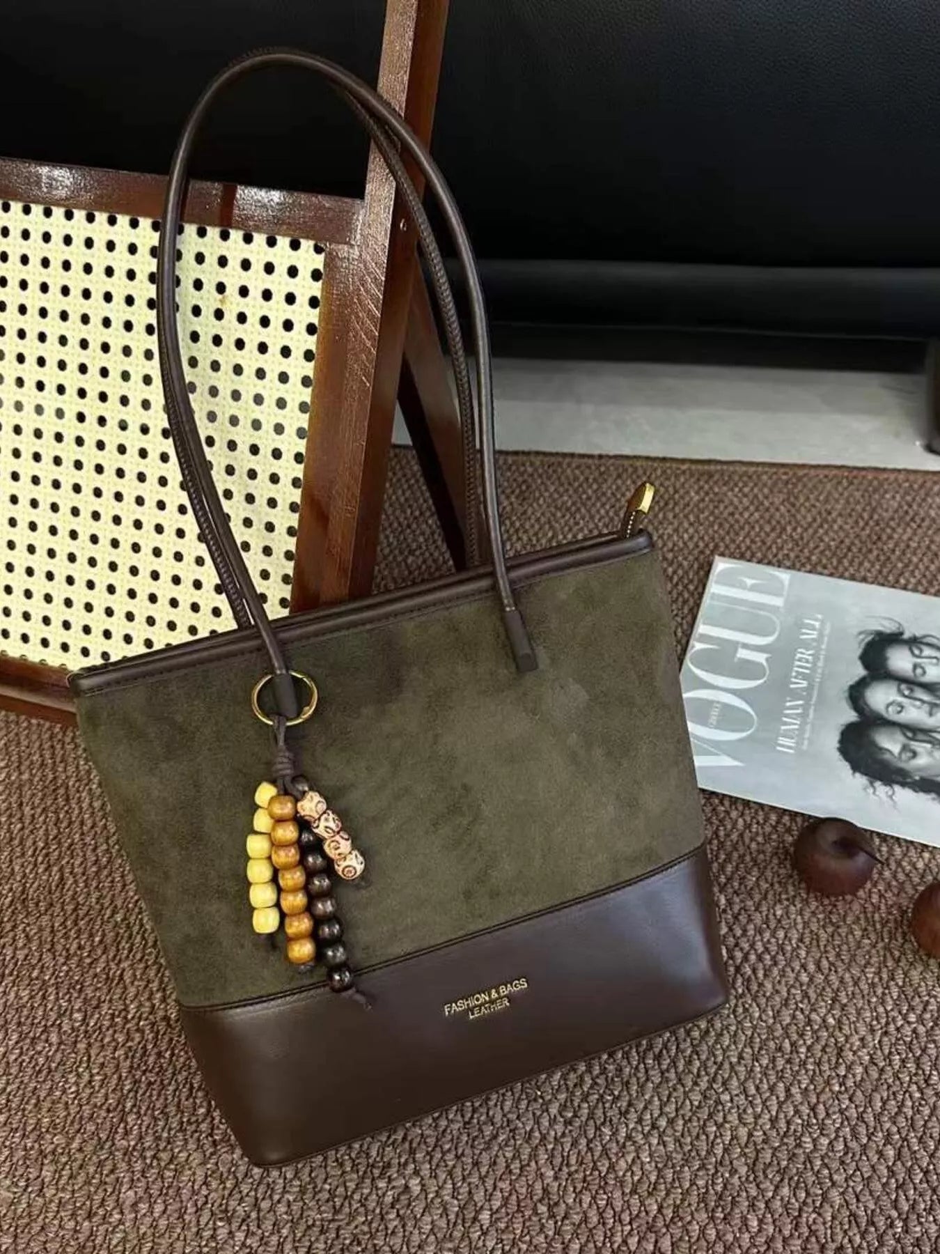 Color Block Shoulder Bag