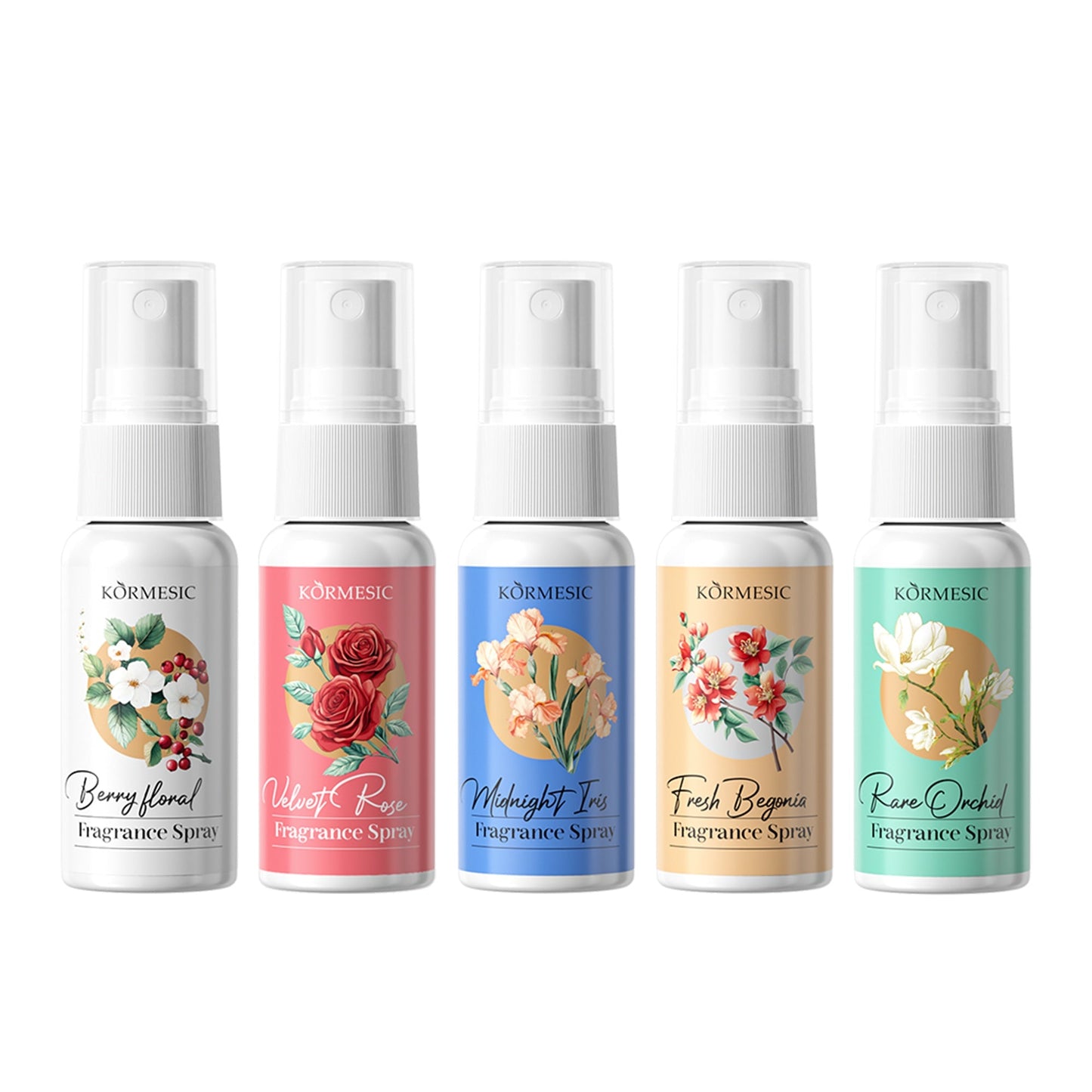 KORMESIC Romantic Floral Fragrance Spray Set