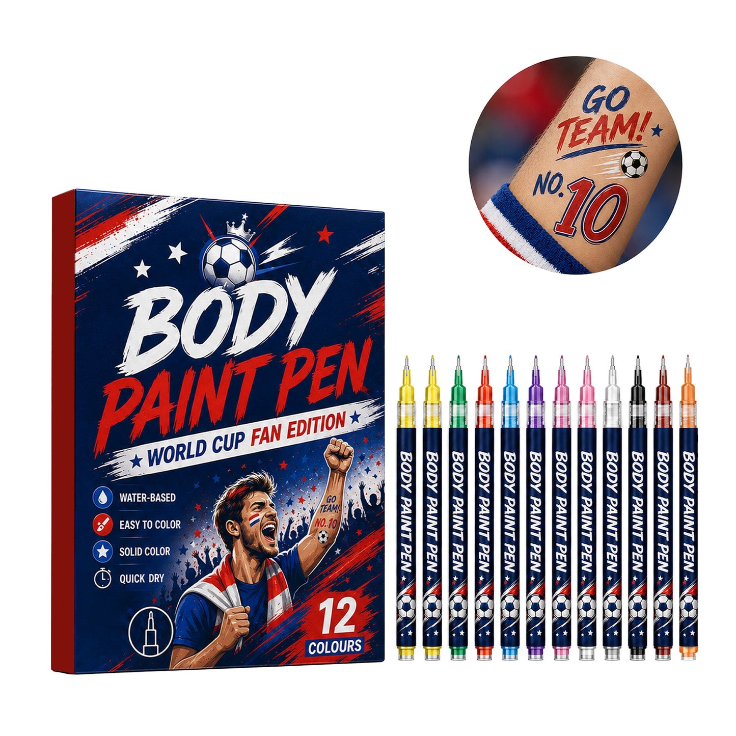 Body Painting Pen World Cup