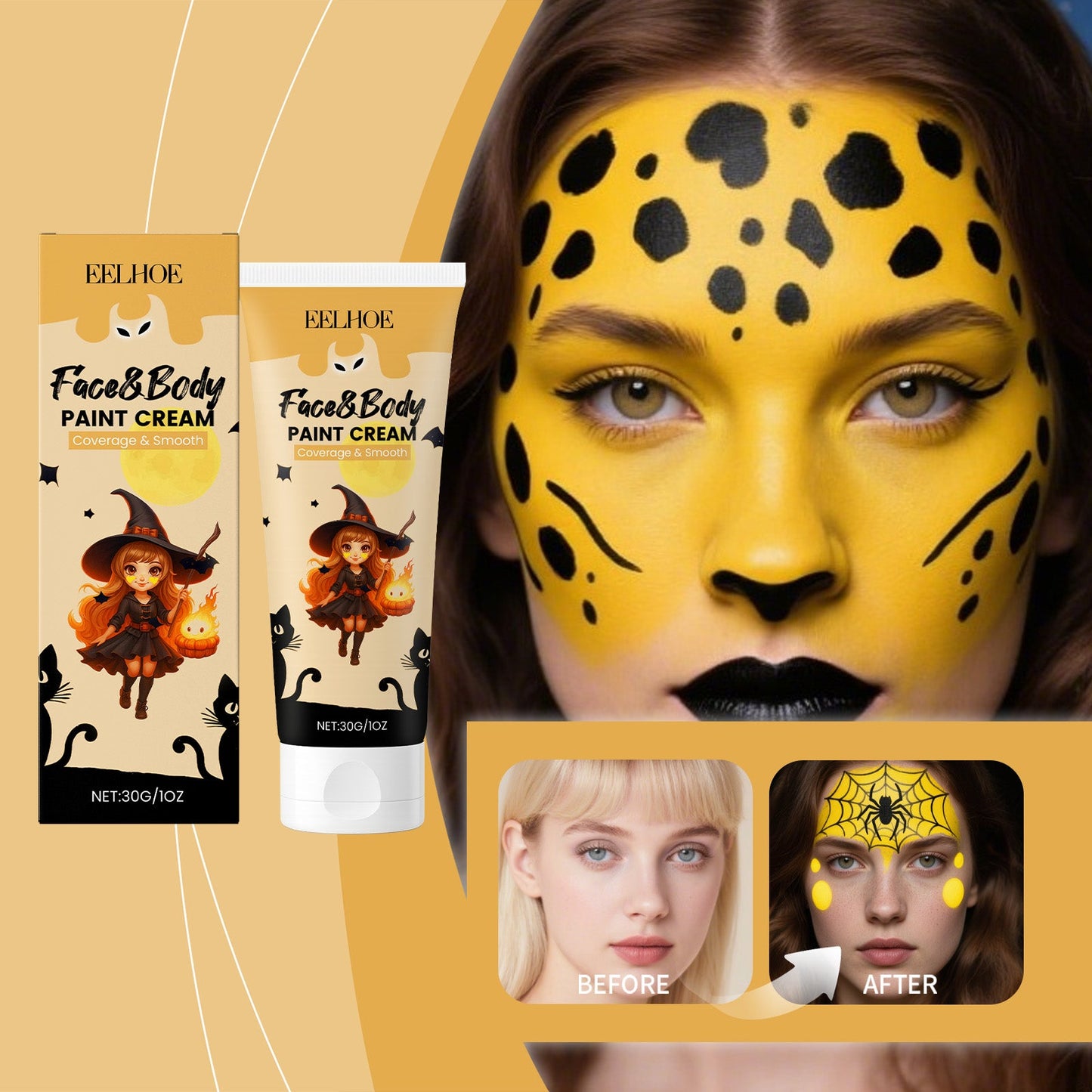 Halloween Face And Body Paint Cream 30g