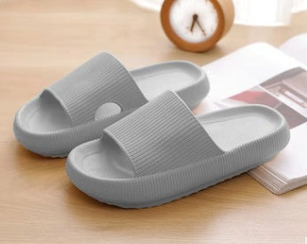 Soft home couple non-slip women slippers