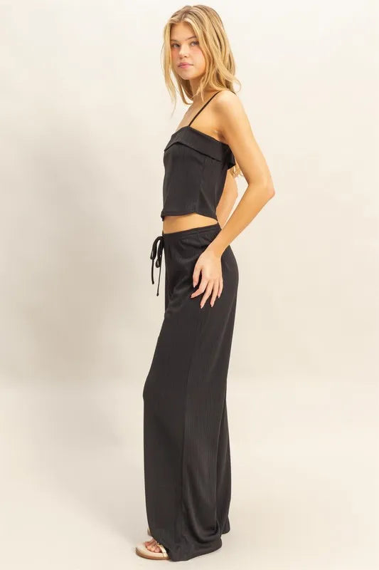 HYFVE Rib Knit Cami Top and Pants Set