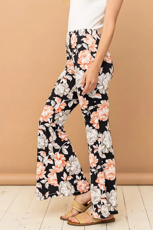 And The Why Wrinkle-Free Stretch Bell Bottom Flare Pants