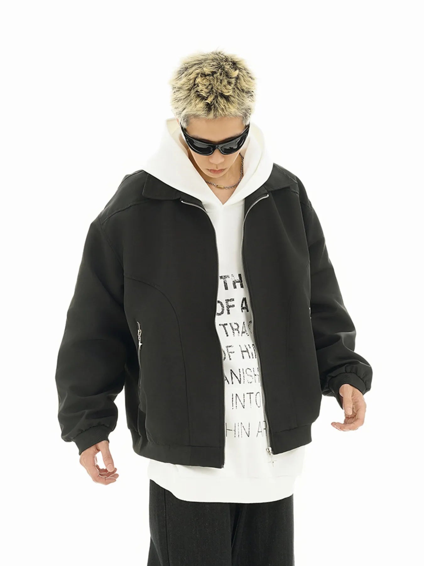 Men's Zip Up Long Sleeve Jacket