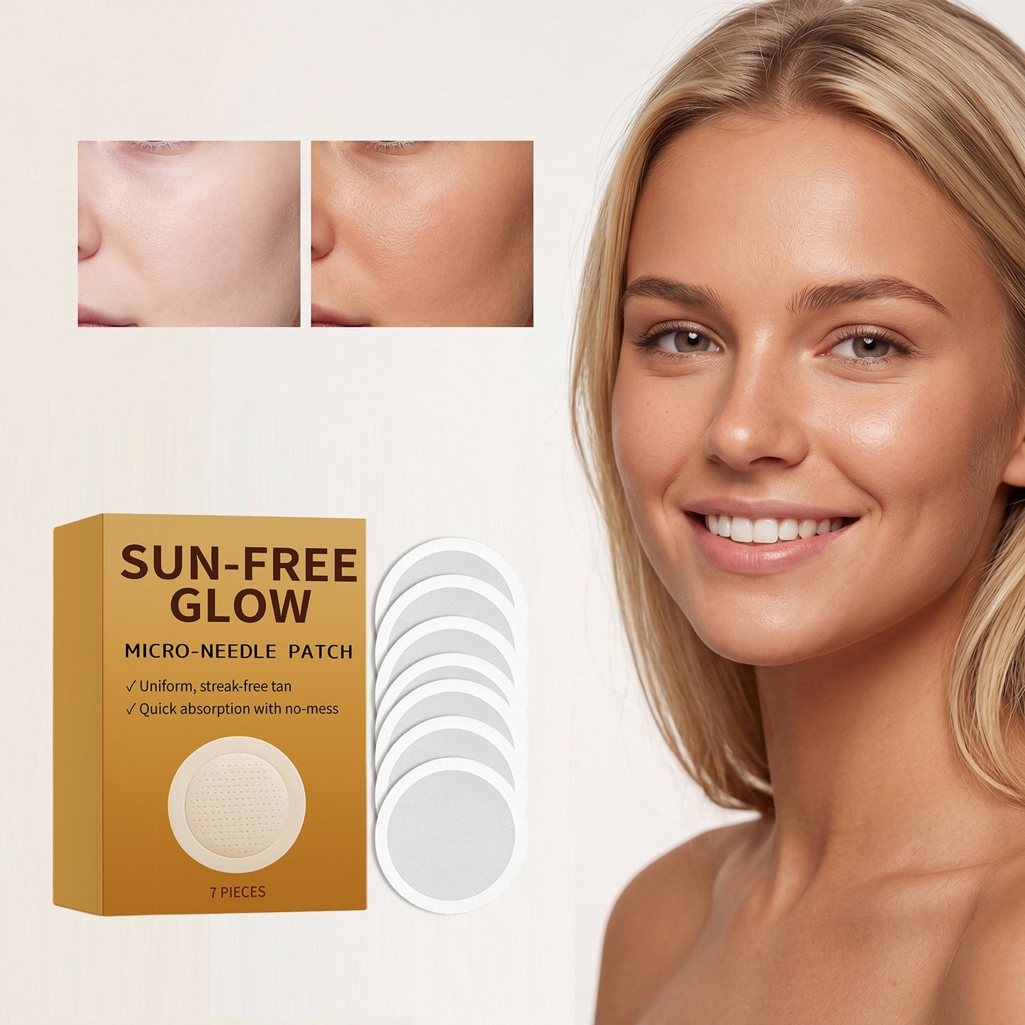 Tanning Care Microneedle Patch