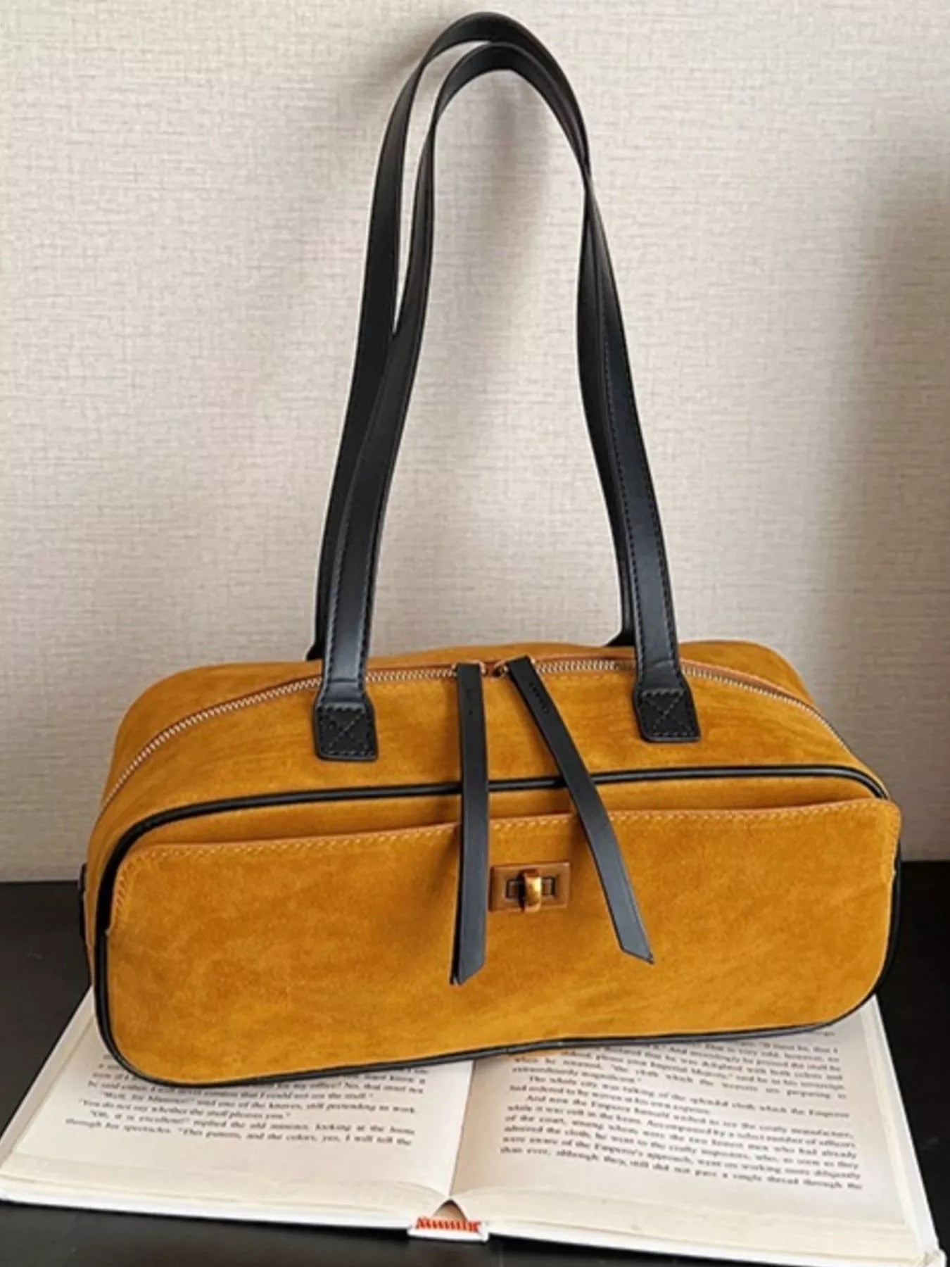 Suede Leather Shoulder Bag