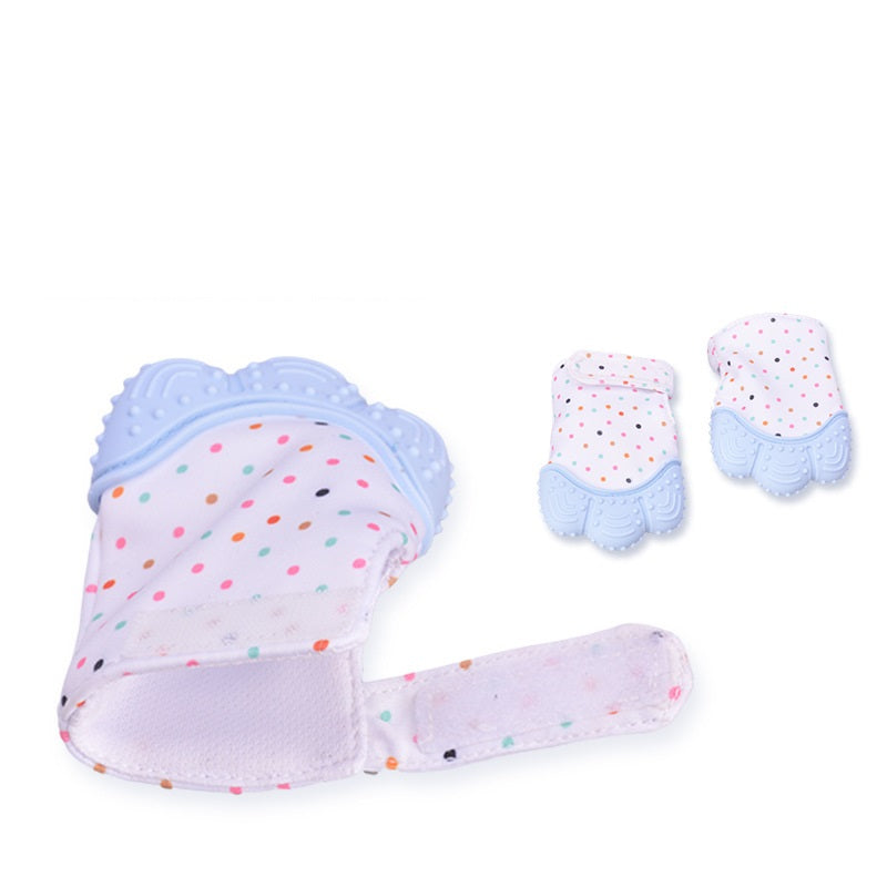 Baby Silicone Teething Mitt BPA Free Teether Gloves for Infants 3-12 Months Chew Toy Anti Scratch Teething Relief