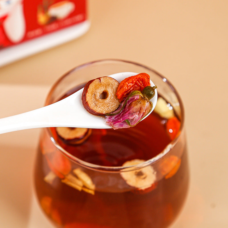 Ginger Tea With Brown Sugar Red Dates Cinnamon Wolfberry Shredded Ginger Tea Health-enhancing Herbal Tea Tea Bags