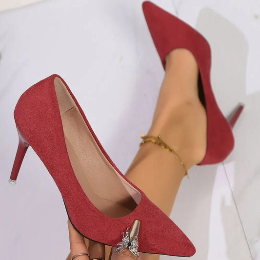 Point Toe Stiletto Pumps