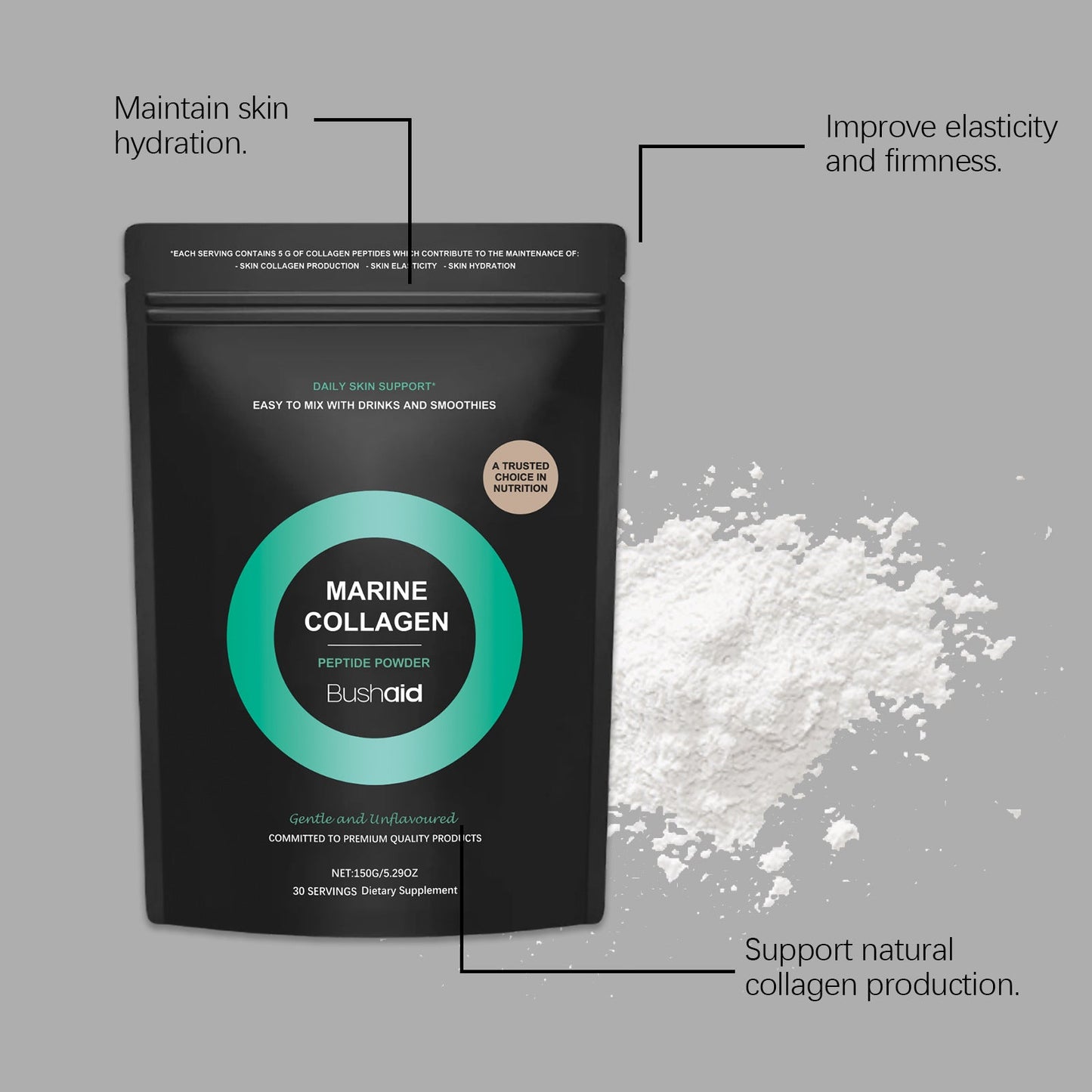 BUSHAID Collagen Powder Body Care