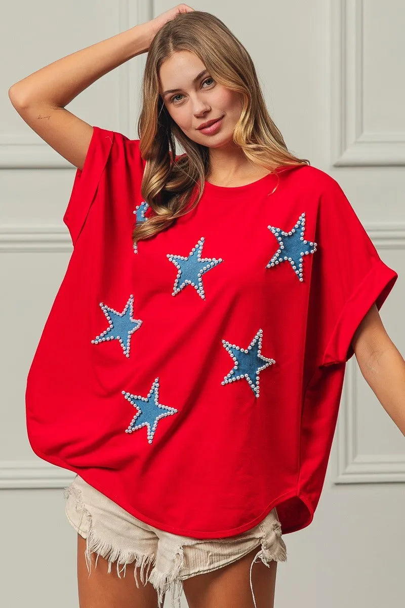 BiBi Fourth Of July Terry T-Shirt