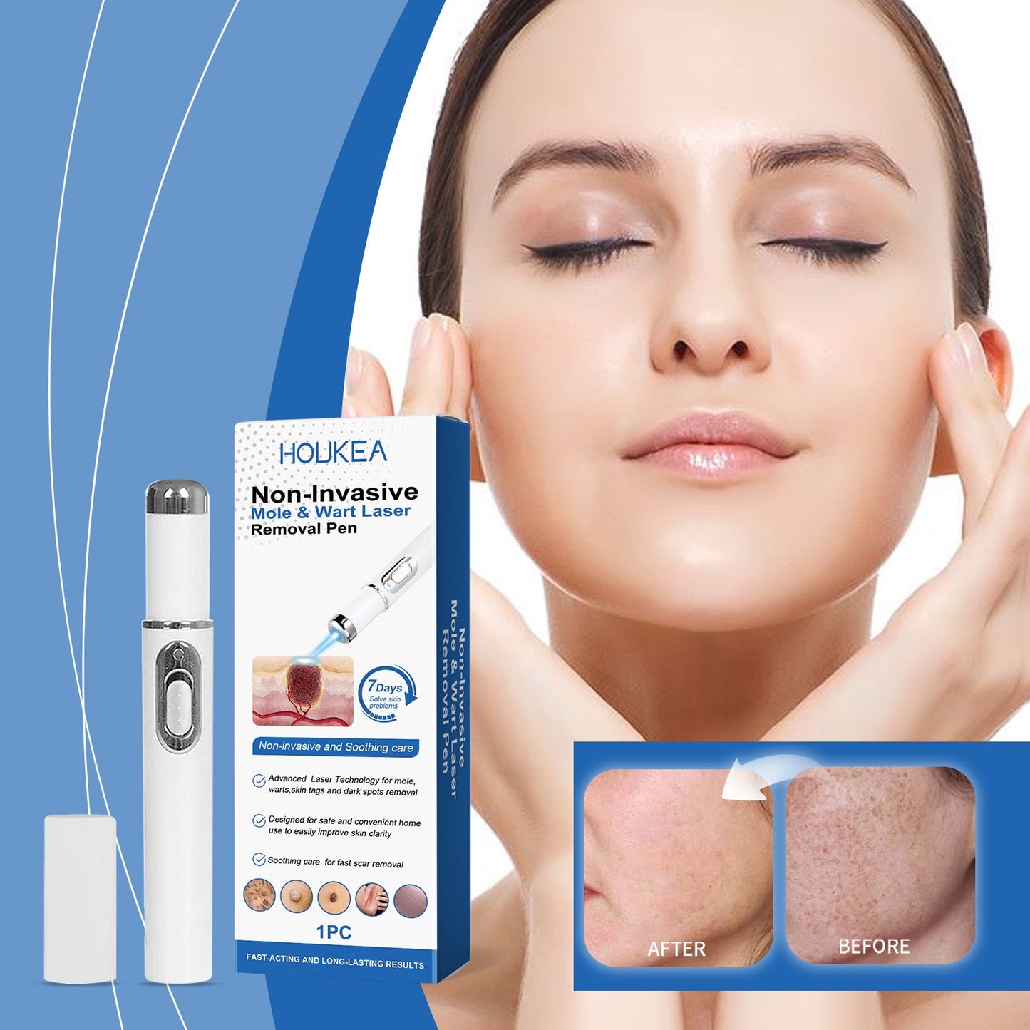 Skin Care Laser Pen 1pc
