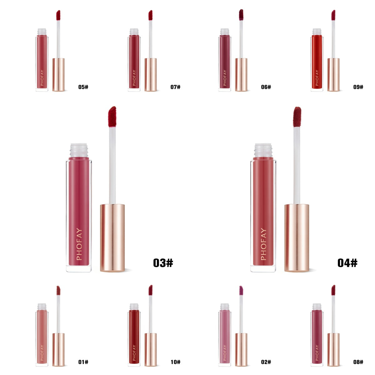 Phofay Moisturizing Smooth Non-Sticky Lip Gloss – 3.2 ML