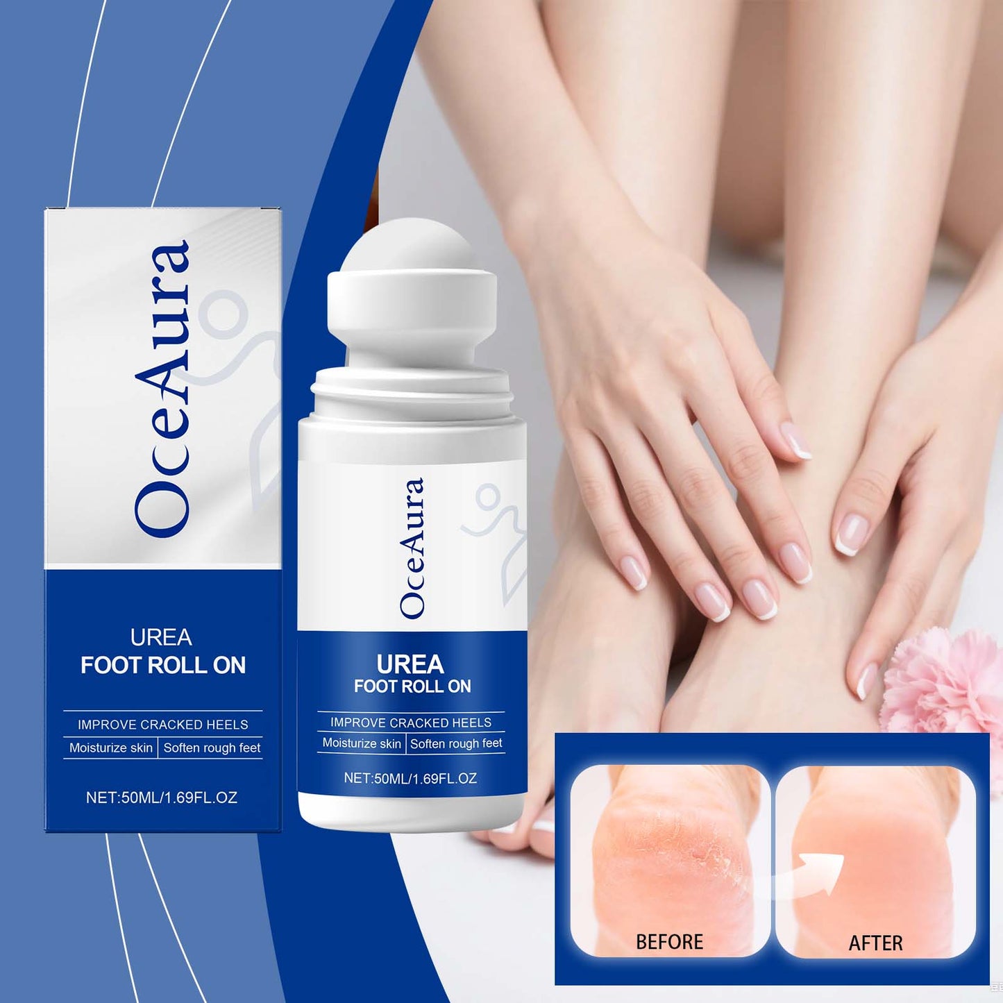 Urea Foot Moisturizing Roll-On 50ml