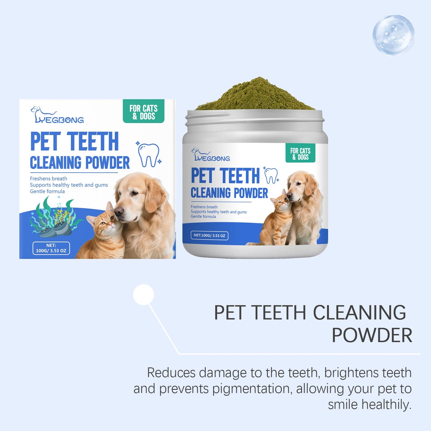 Cat And Dog Teeth Cleaning Powder