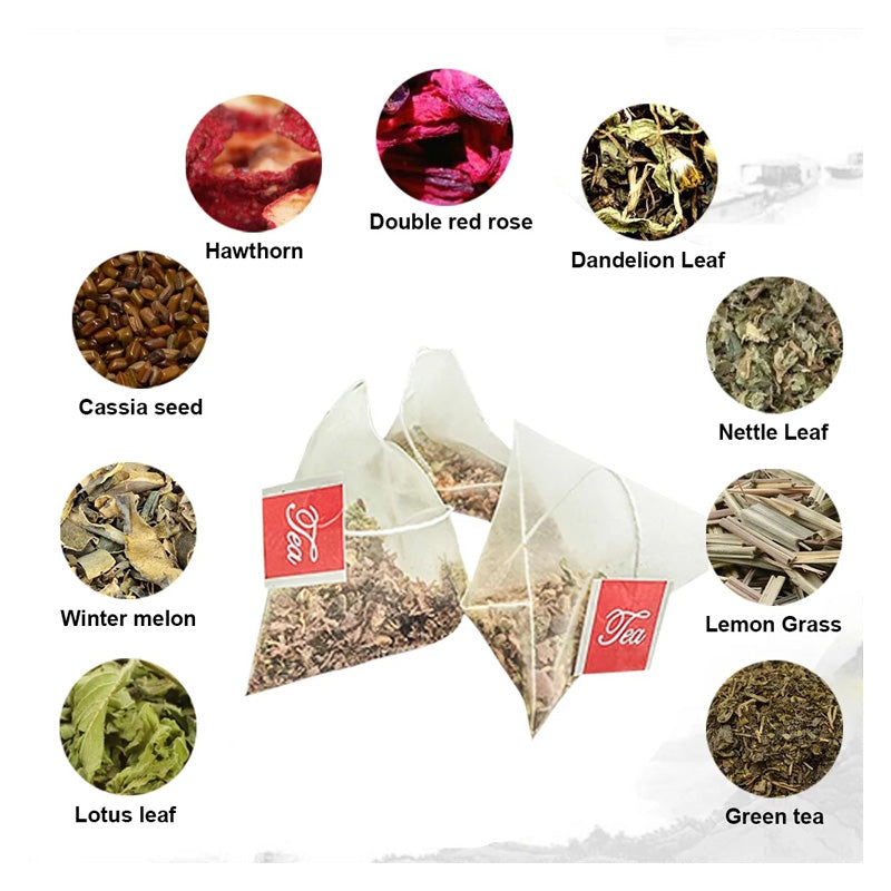 Leaf Cleanse Tea Bags, Natural Herbal Detox Tea For Lung Support, Metabolism & Immune Boost