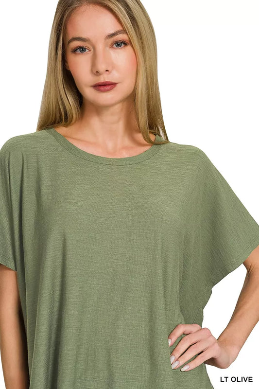 Zenana Round Neck Short Sleeve T-Shirt