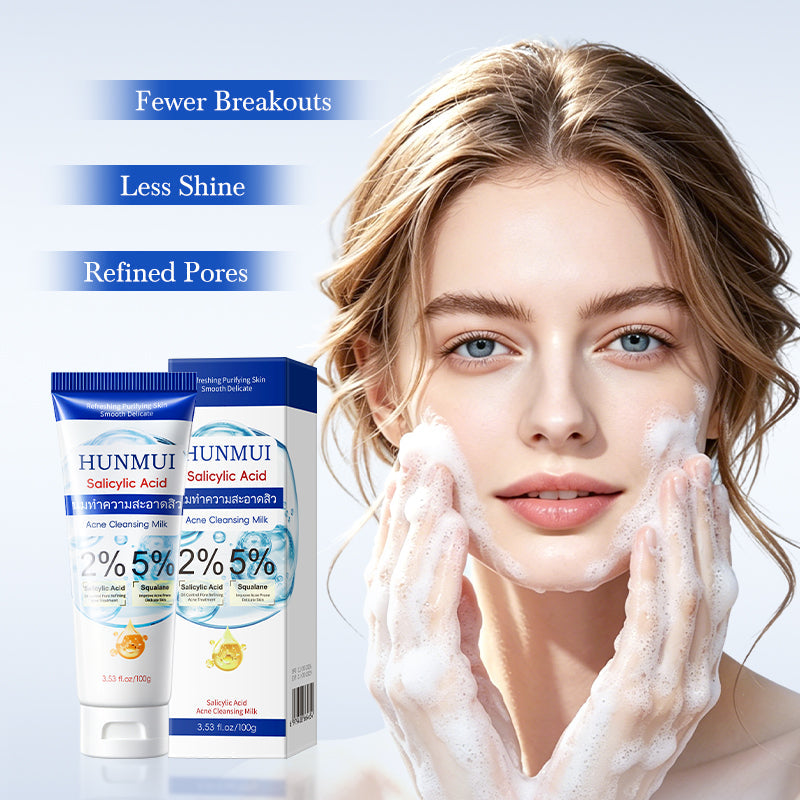 HUNMUI Salicylic Acid Acne-Fighting Facial Cleanser