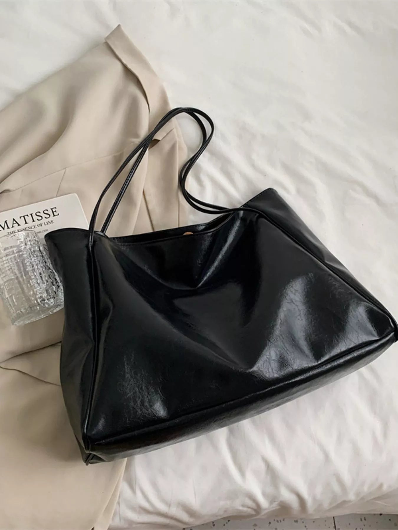 PU Leather Tote Bag