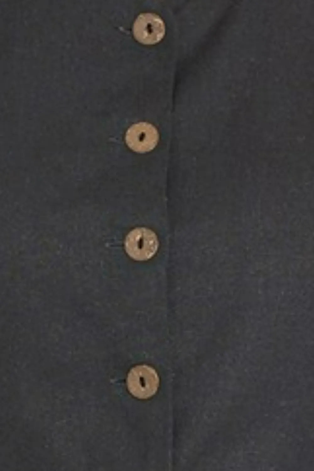 Zenana Linen Button Down Vest