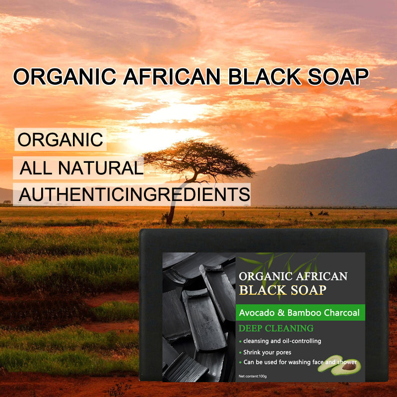 African Black Bamboo Charcoal Soap