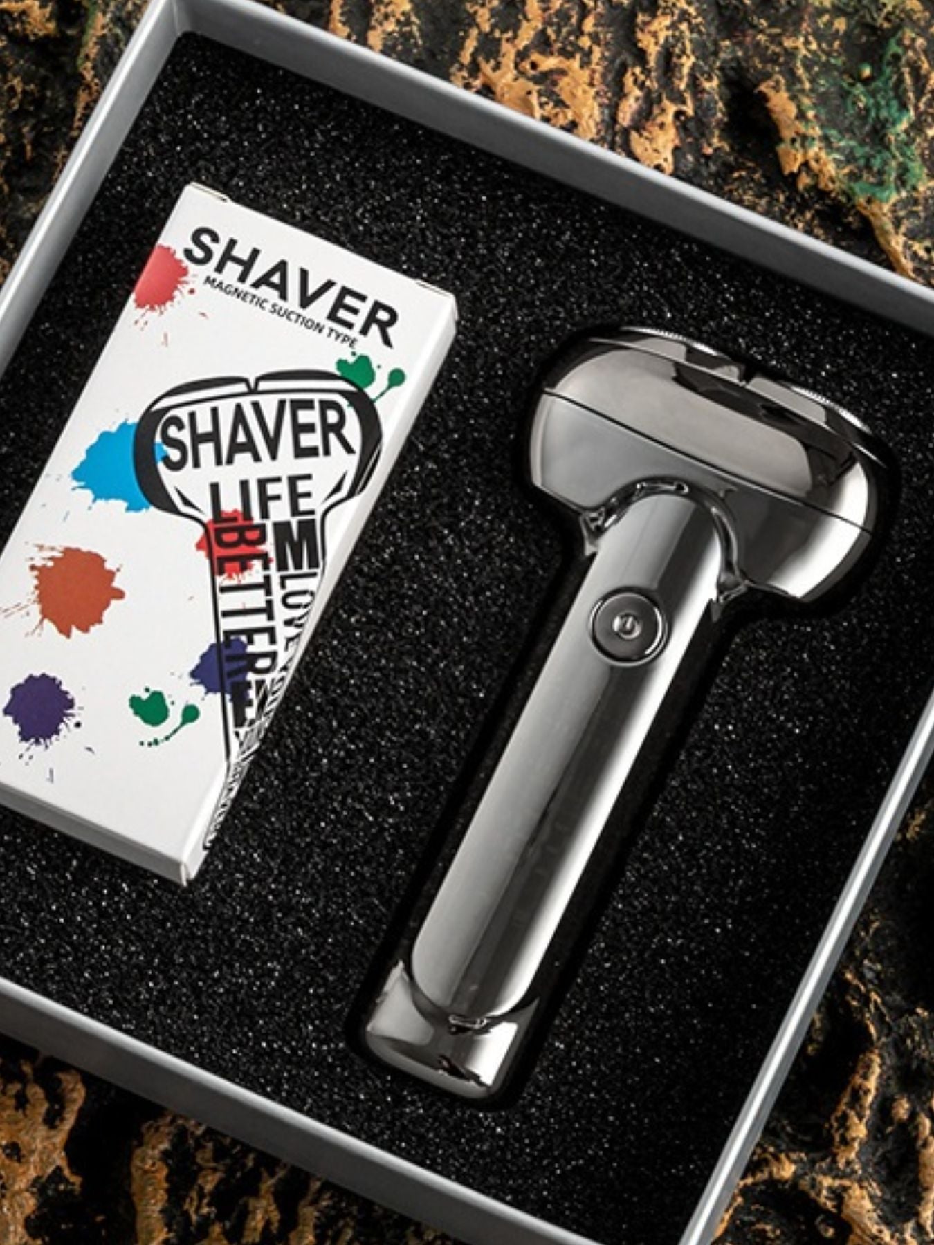 Rechargeable Electric Rotary Shaver