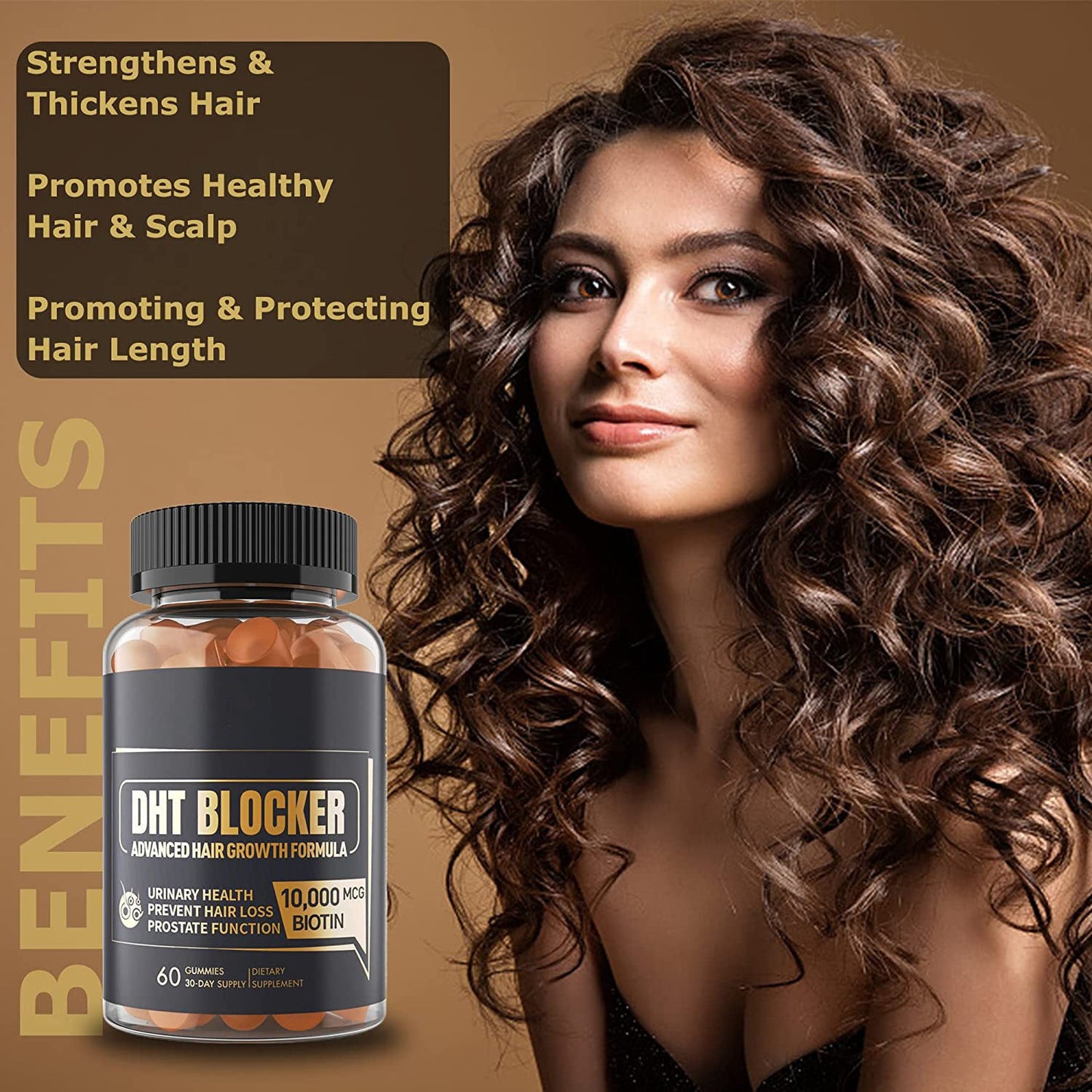 Blocking Agent Soft Candy Hair 60 Capsules DHT Soft Candy