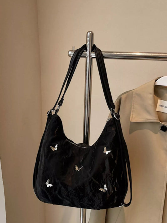 Butterfly Decor Shoulder Bag