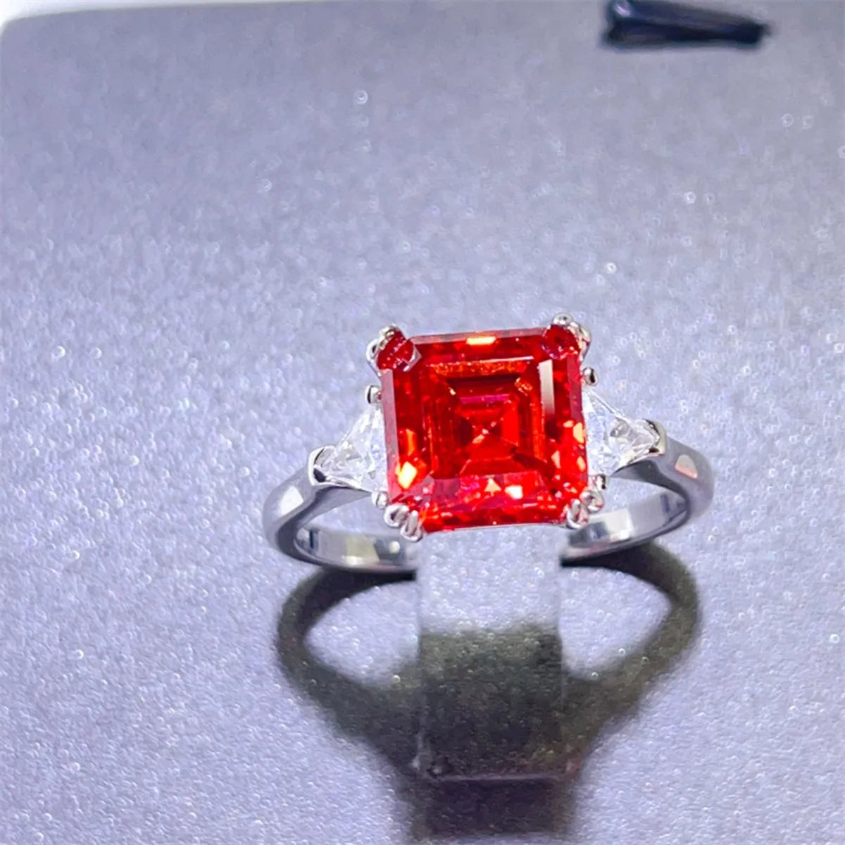 3 Carat Moissanite 925 Sterling Silver Ring