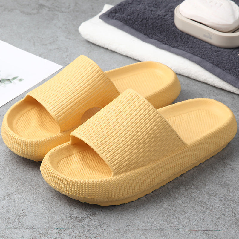 Soft home couple non-slip women slippers
