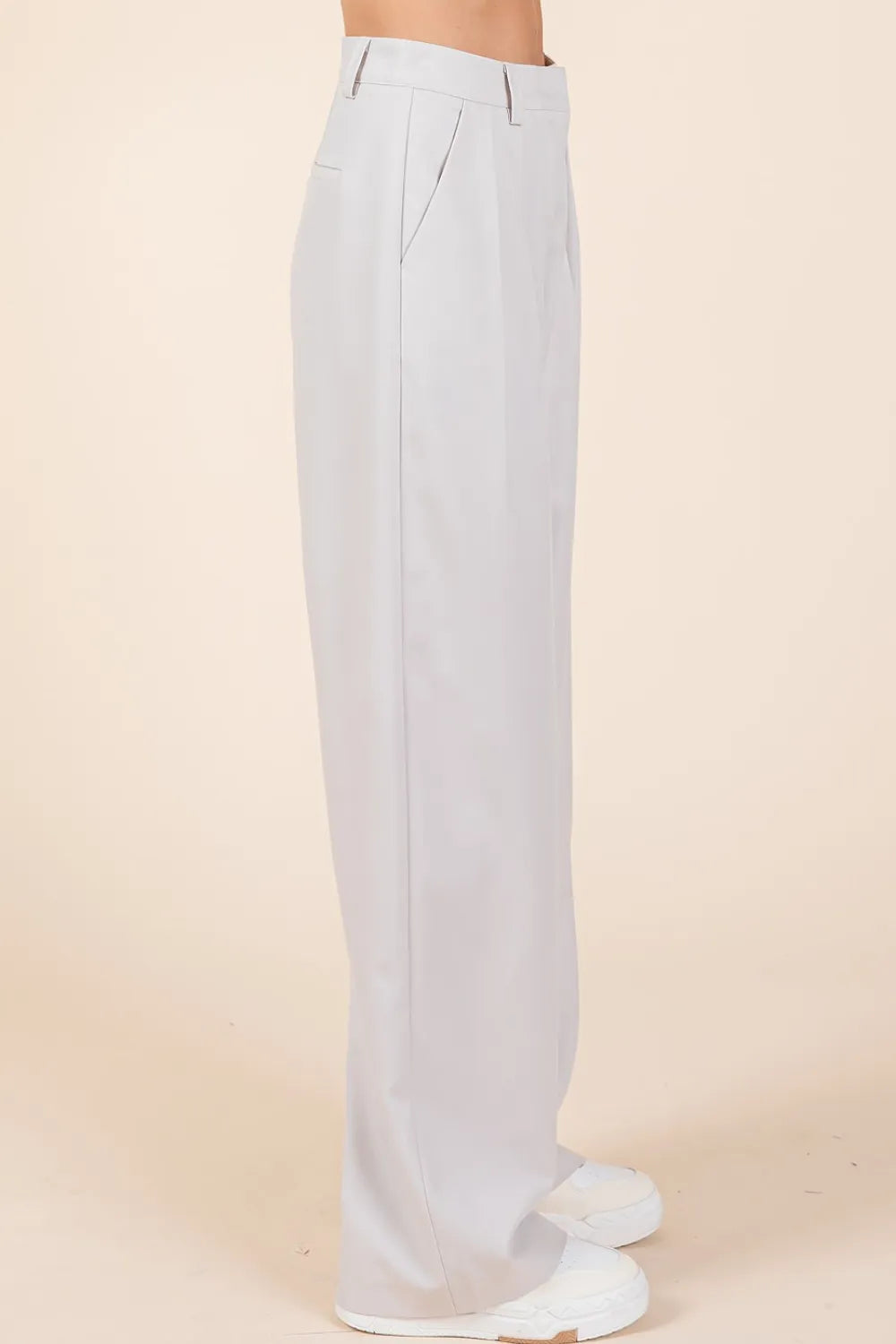 Mittoshop Pintuck Detail High Rise Pants
