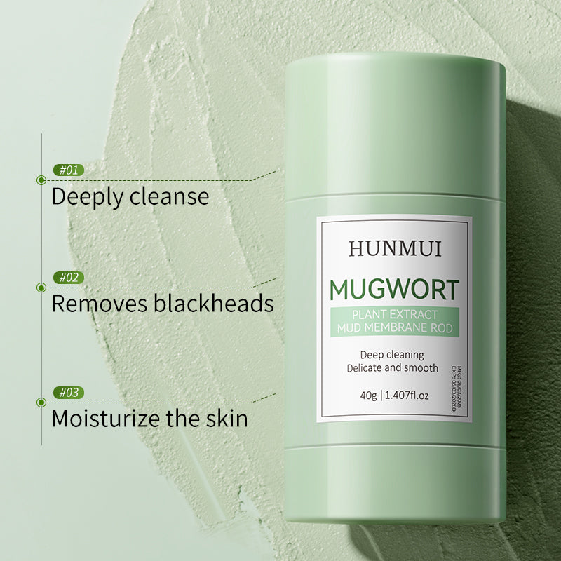 HUNMUI Mugwort Plant Extract Clay Mask Stick 40g
