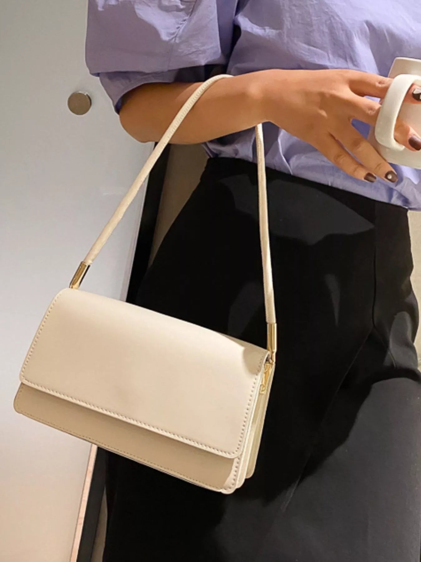 PU Leather Shoulder Bag
