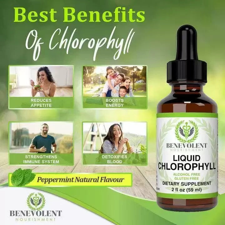 Natural Body Odor Intestinal Care Liquid Chlorophyll Drops