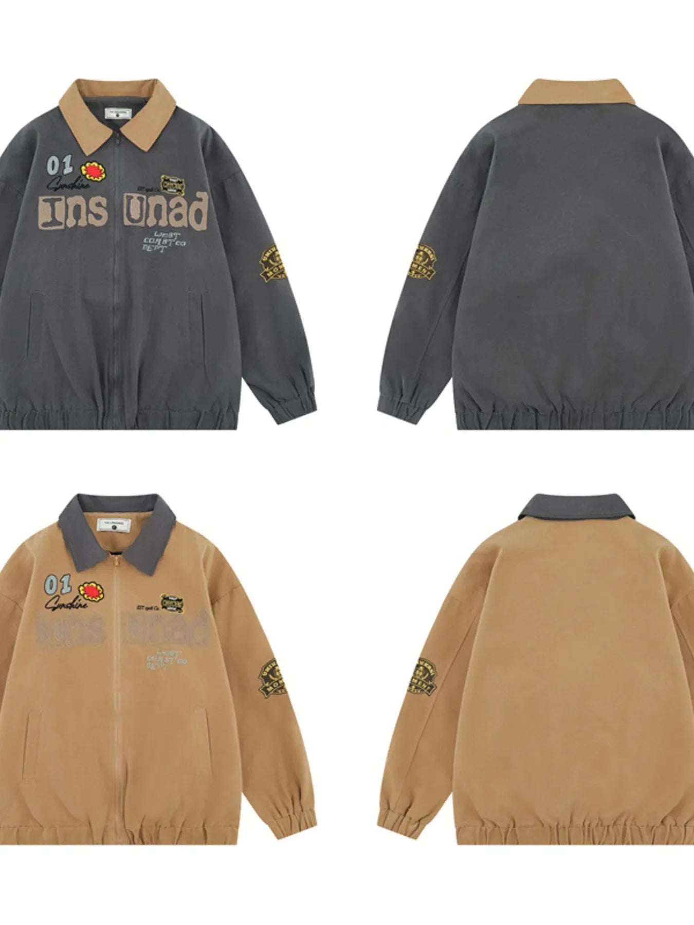 Men's Zip Up Long Sleeve Jacket