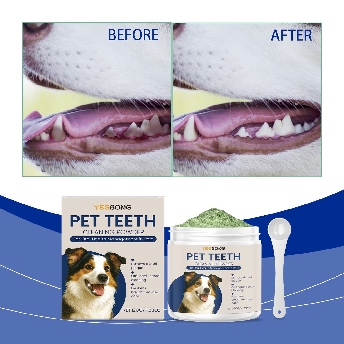 Dog Tooth Cleaning Powder