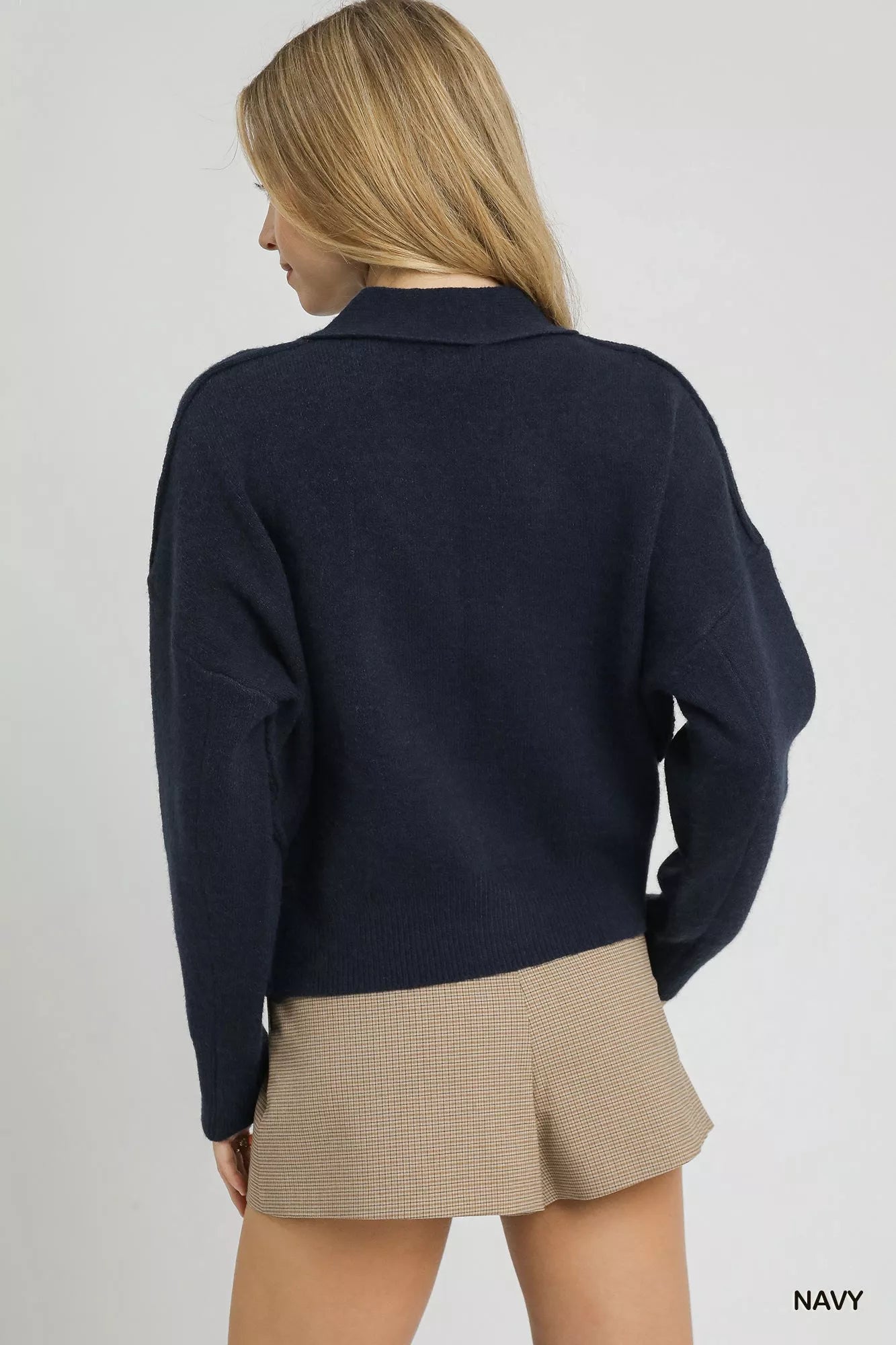 Umgee Button-Front Knit Cardigan