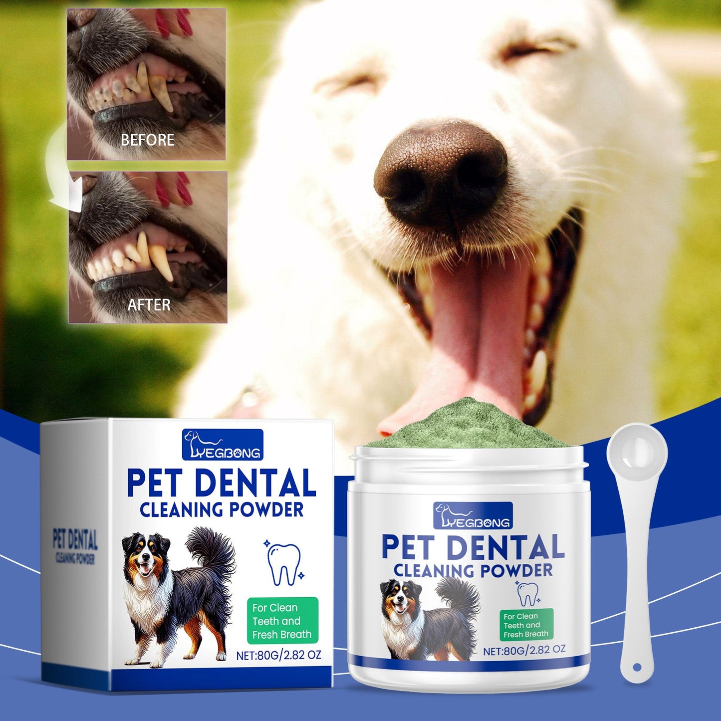 Dog Tooth Cleaning Powder