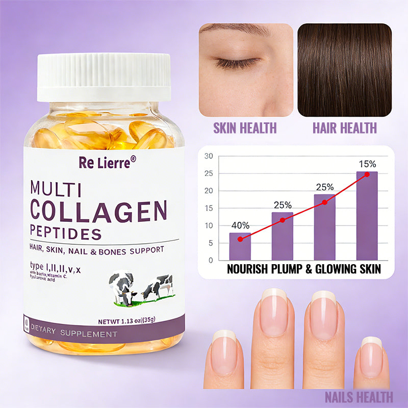 Multi-source Collagen Peptide Soft Capsules