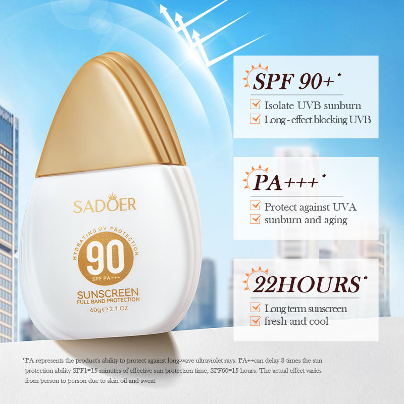 SADOER Clear Water-feel Sunscreen Lotion SPF90 PA 60g