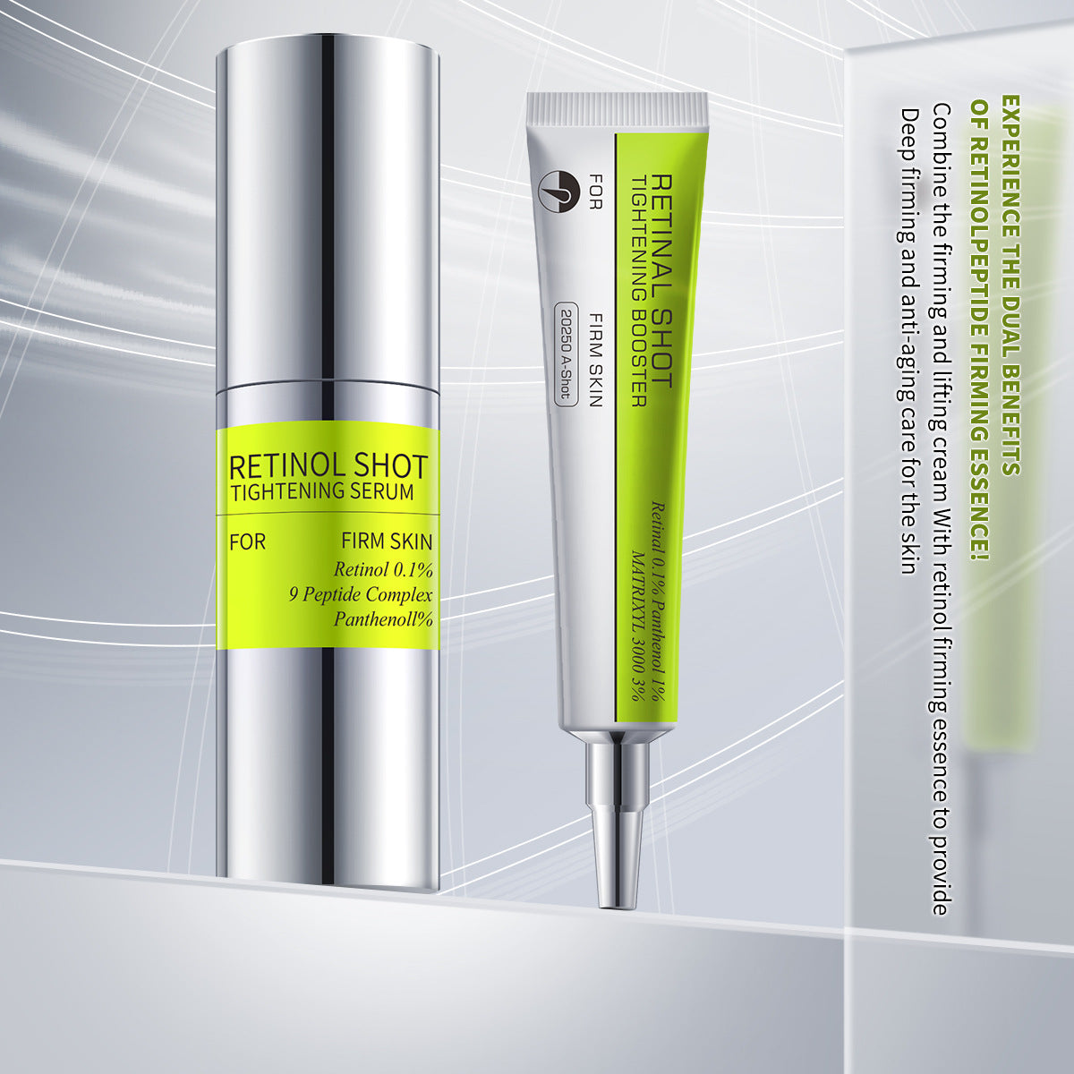 Retinol Eye Cream The Product Net Weight Is 15g, And With Outer Packaging, The Total Weight Is 22.4g.