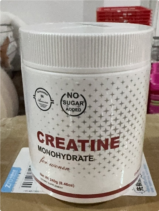 Creatine Monohydrate For Women With Collagen & BCAA, 5000mg Creatine, Unflavored, No Sugar, Supports Glutes, Skin & Recovery, Women Creatine Supplement