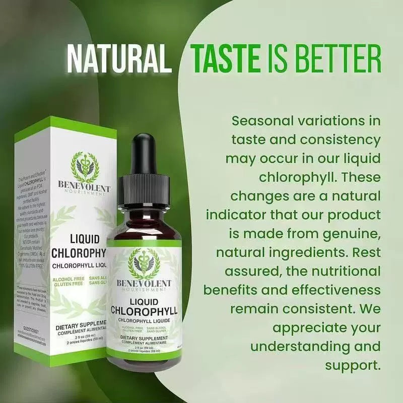 Natural Body Odor Intestinal Care Liquid Chlorophyll Drops