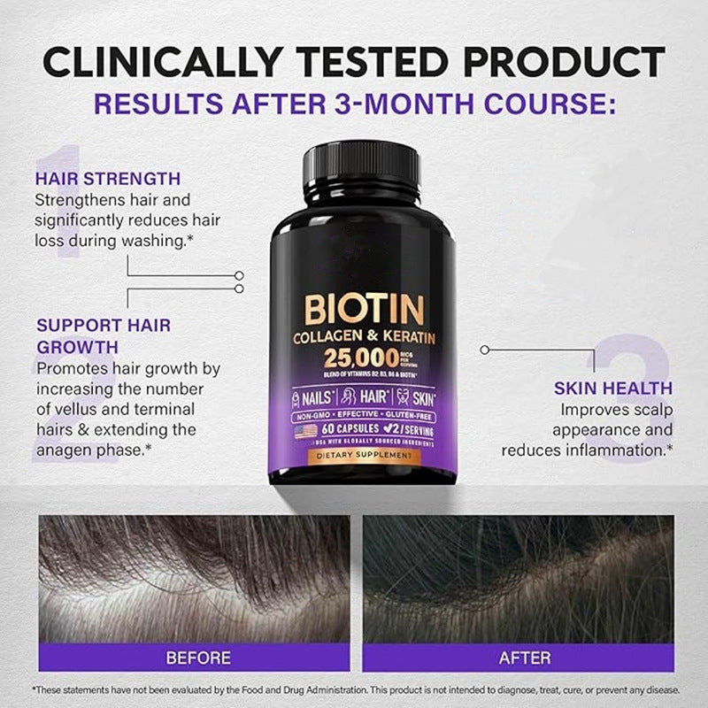 Hair Growth Capsules Biotin Capsules