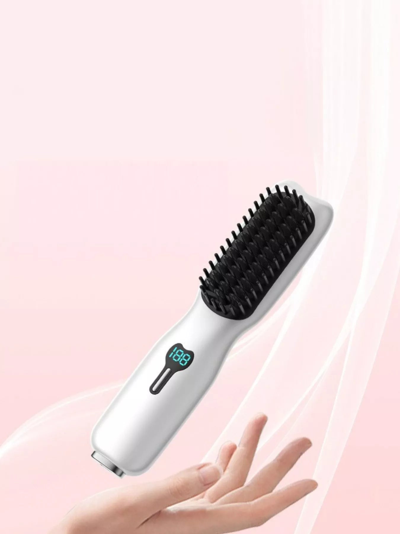 Portable Heated Hair Straightening Comb
