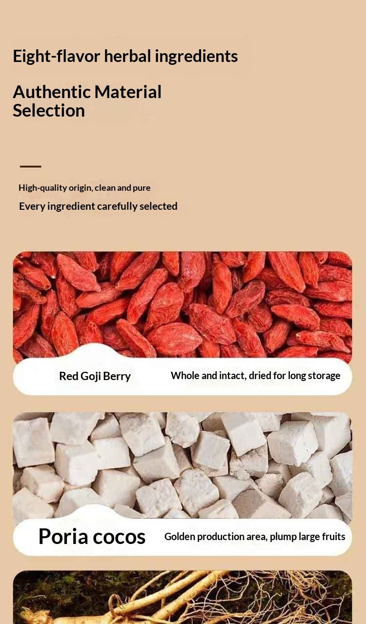 Herbal Tea Blend Of Monk Fruit Sterculia Seeds And Snow Pear For Health Benefits