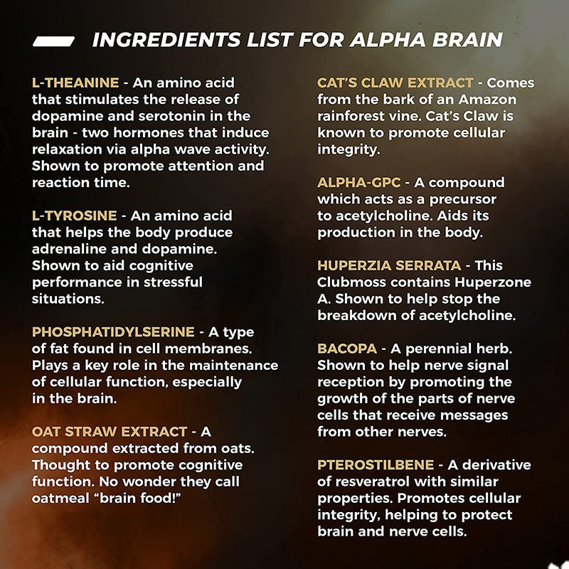 L Theanine Brain Supplement