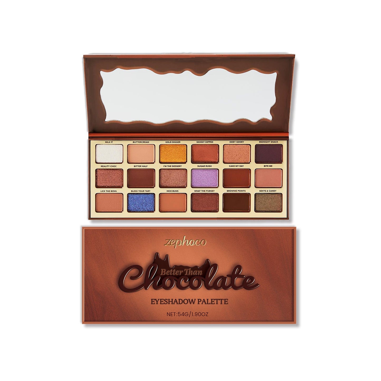 Chocolate-style Eyeshadow Palette 54g