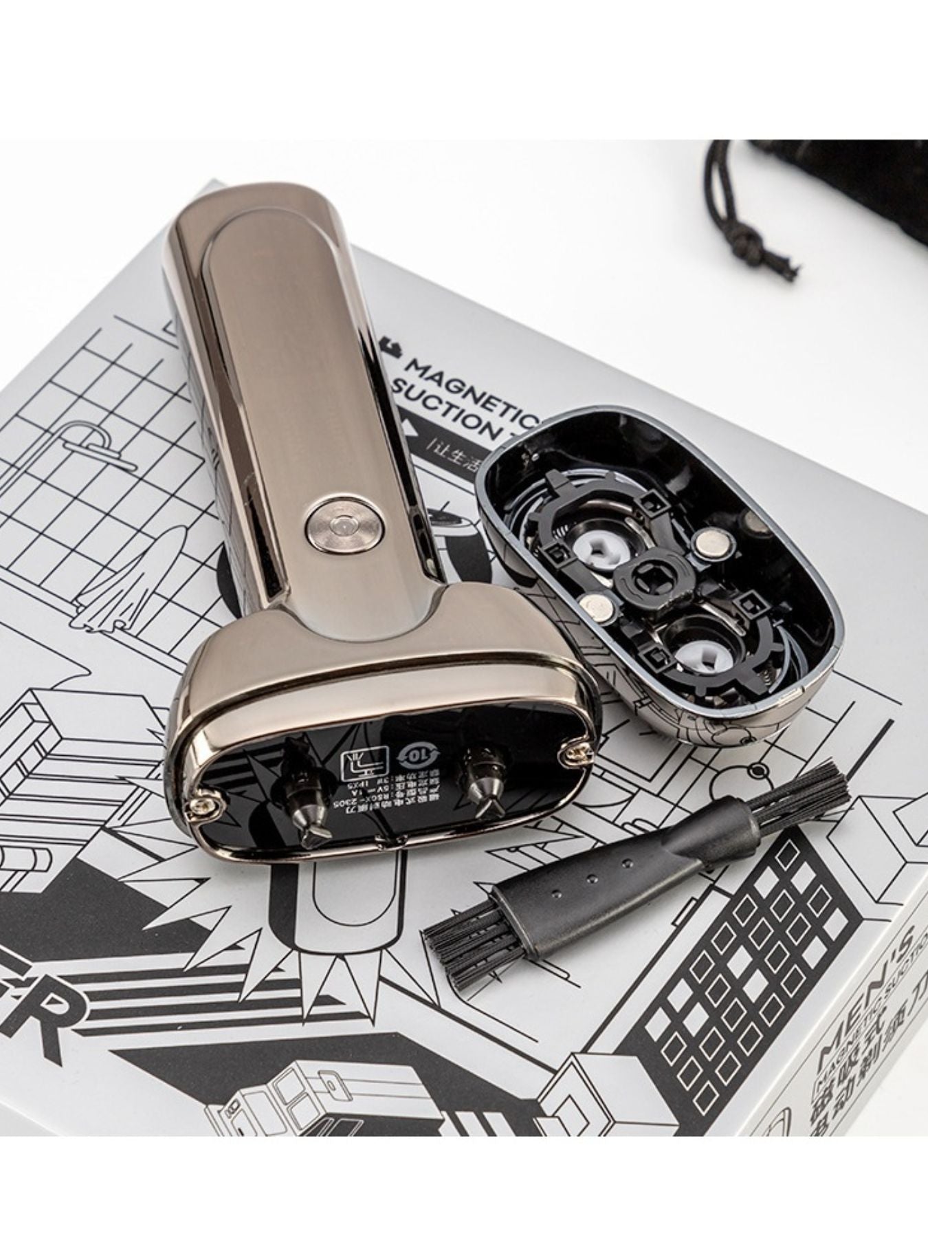 Rechargeable Electric Rotary Shaver